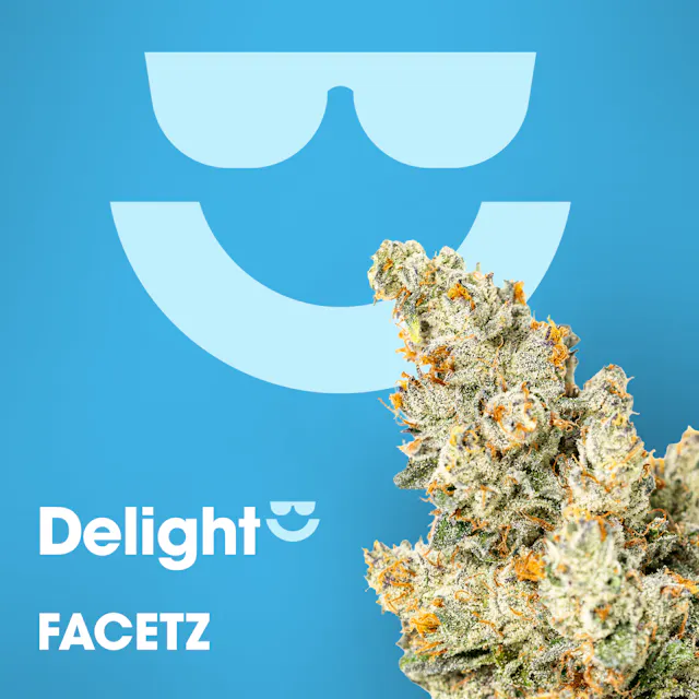Delight Flower Facetz 3.5g (indica, whole flower)
