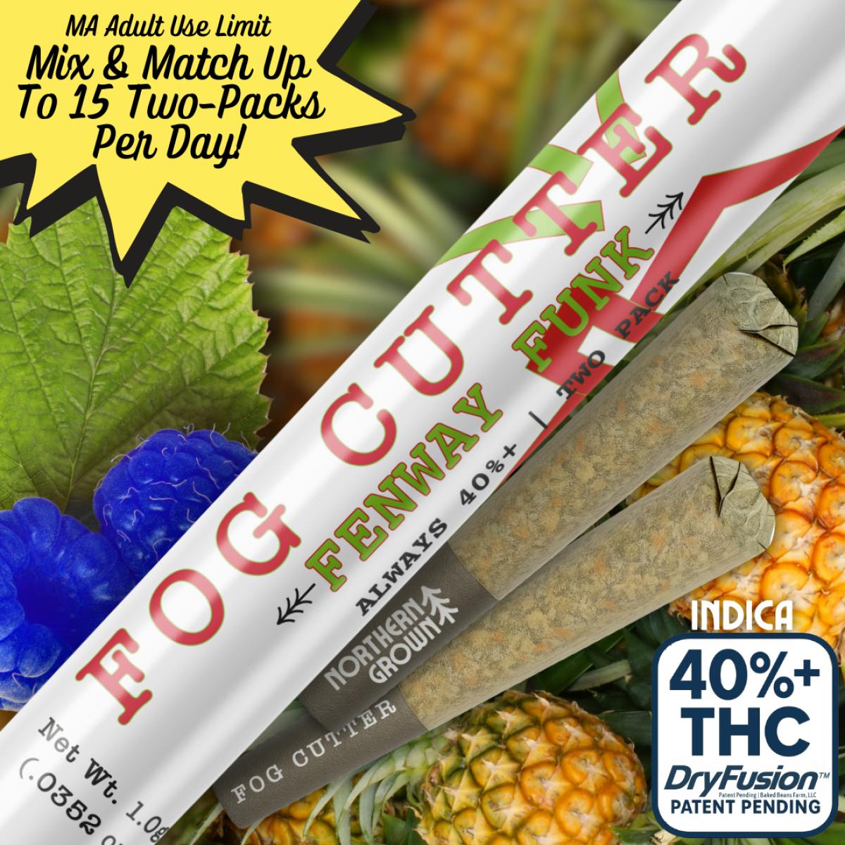 Product: Fog Cutter | Fenway Funk | Infused Preroll - 0.5g/2pk