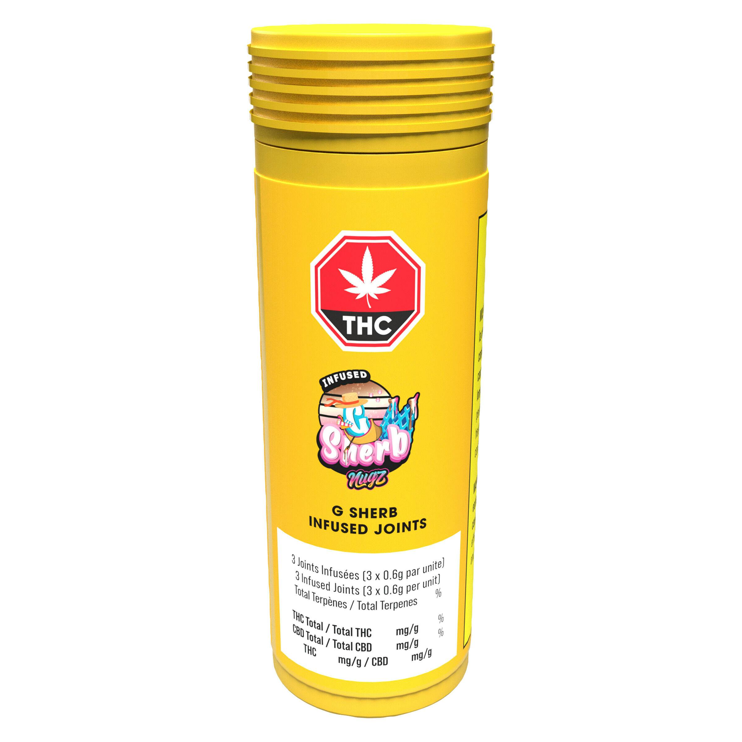 G Sherb Infused Joint - 3x0.6g