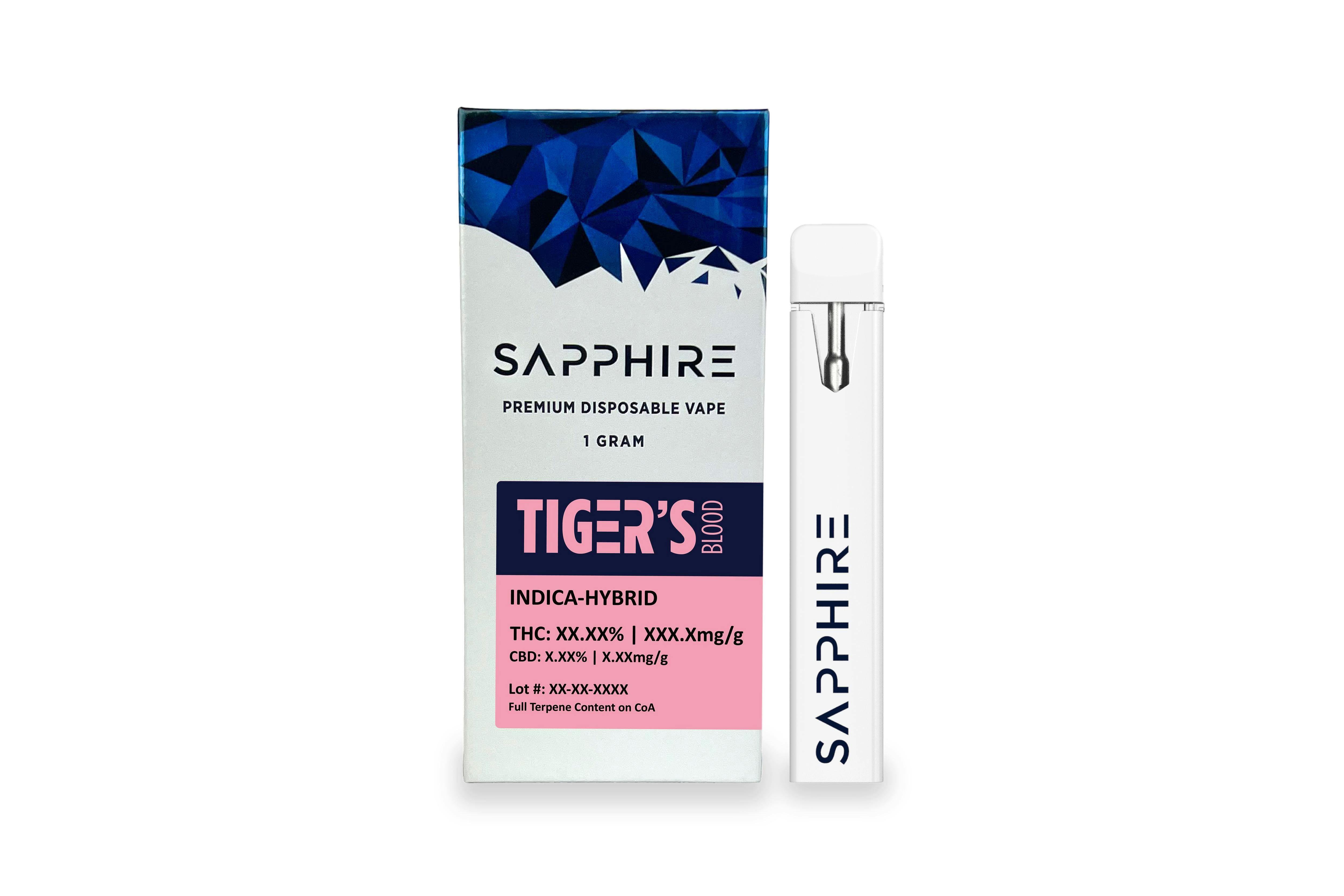 Sapphire Tiger's Blood | AIO Disposable