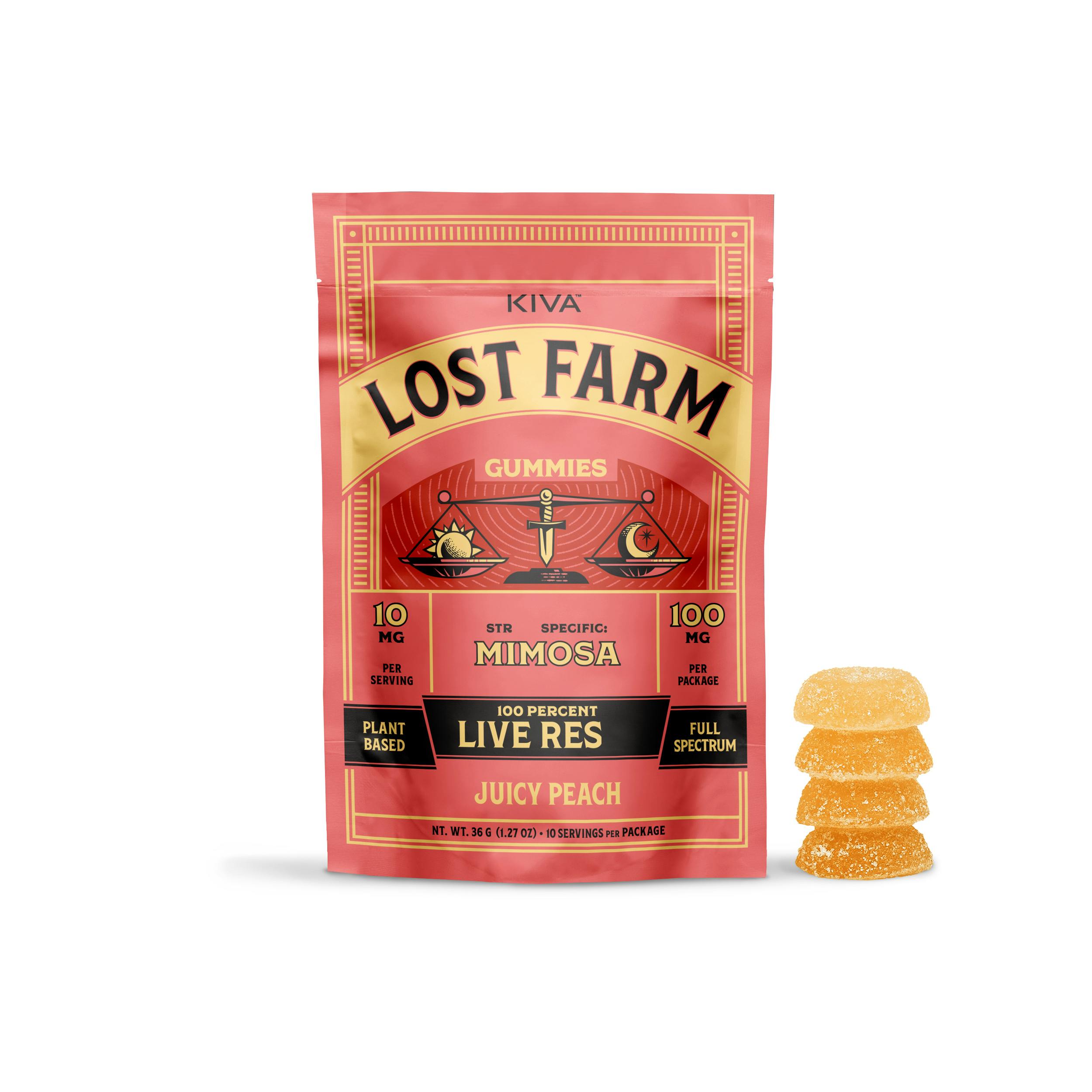 Product Lost Farm Juicy Peach Gummies