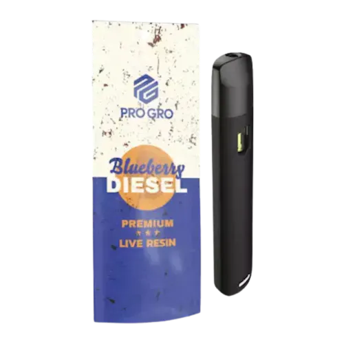 Pro Gro | Blueberry Diesel Live Resin Disposable-1