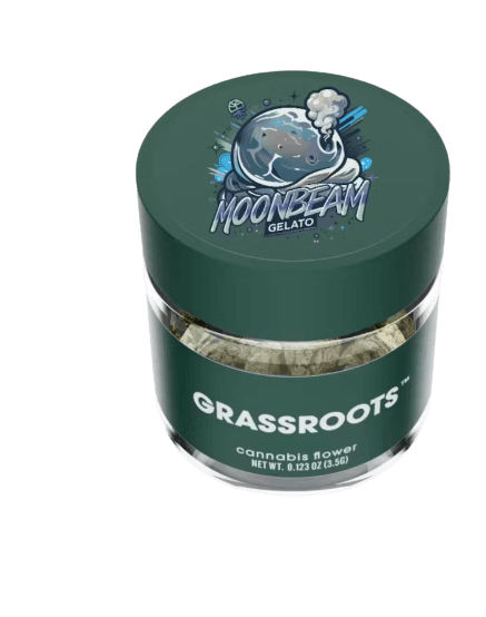 Moonbeam Gelato X Dark Heart Genetics cannabis product by Grassroots