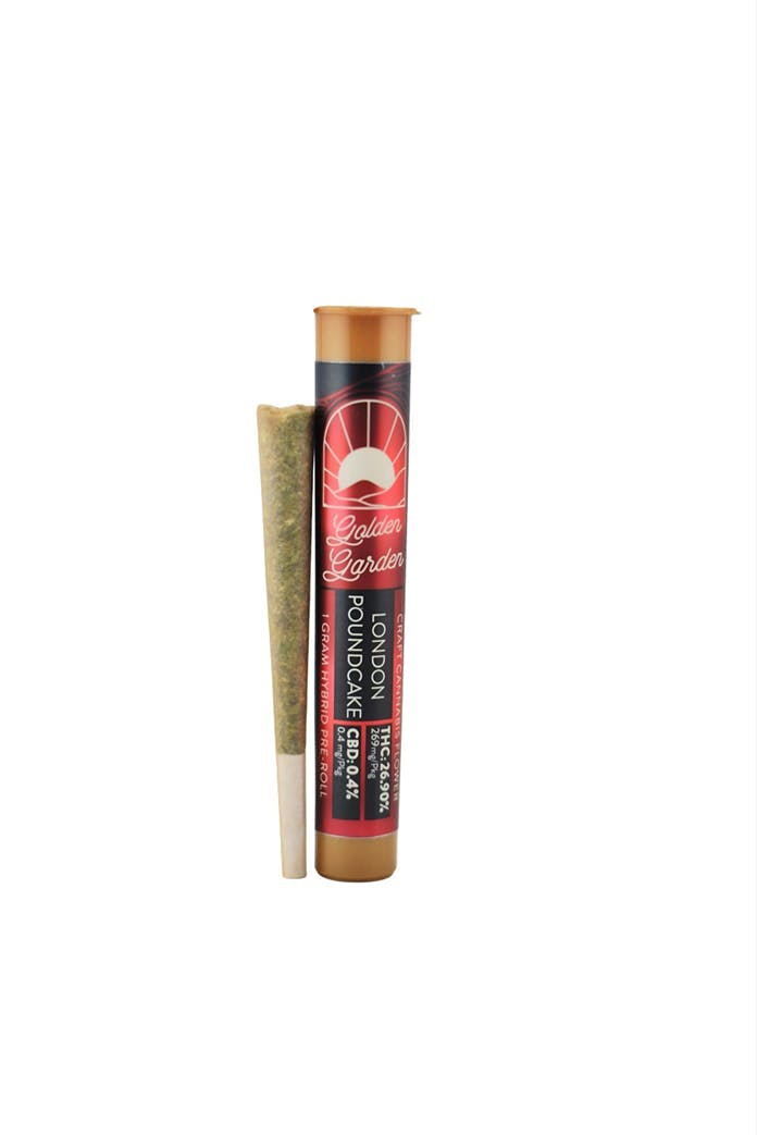 Product Golden Garden - London Pound Cake - 1g - Pre Roll