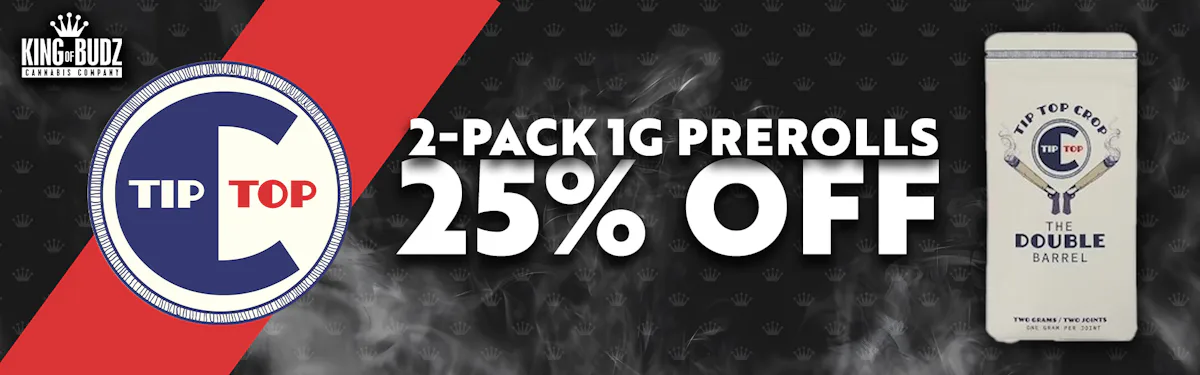 Tip Top Crop 2-Pack 1g Prerolls - 25 Percent Off