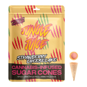 Product: JUNGLE JUICE | STRAWBERRY CHEESECAKE - CONES | 10PK X 20MG | 200MG