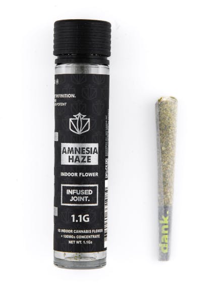 Pre-Roll | Dank | Amnesia Haze | Infused Pre-Roll | 1.1g