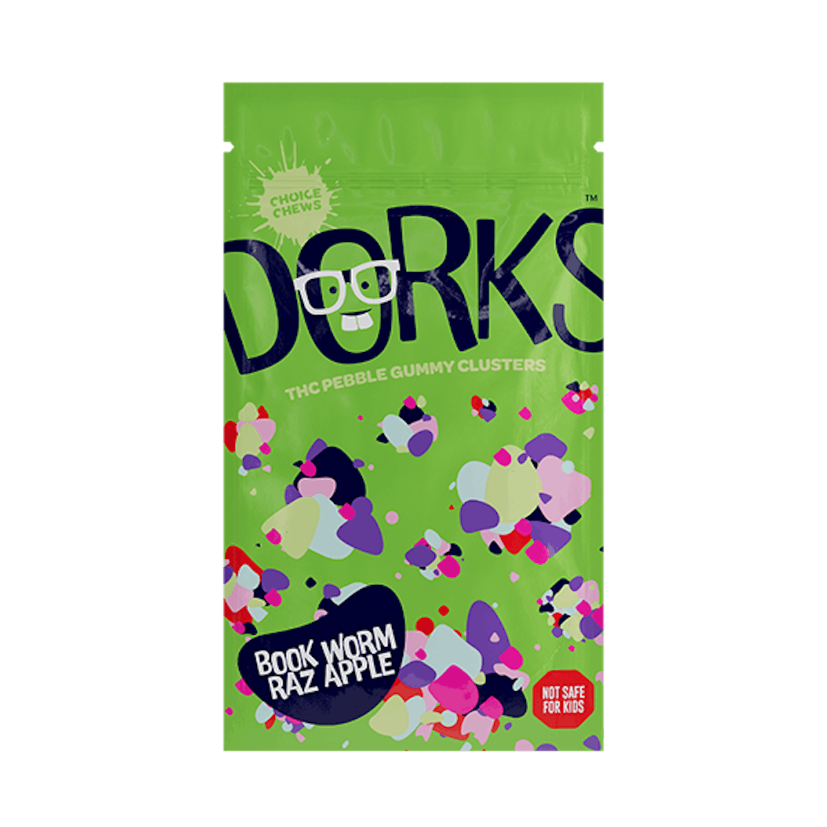 Photo of Choice Chews | Bookworm Raz Apple | Dorks | 100mg (Hybird)