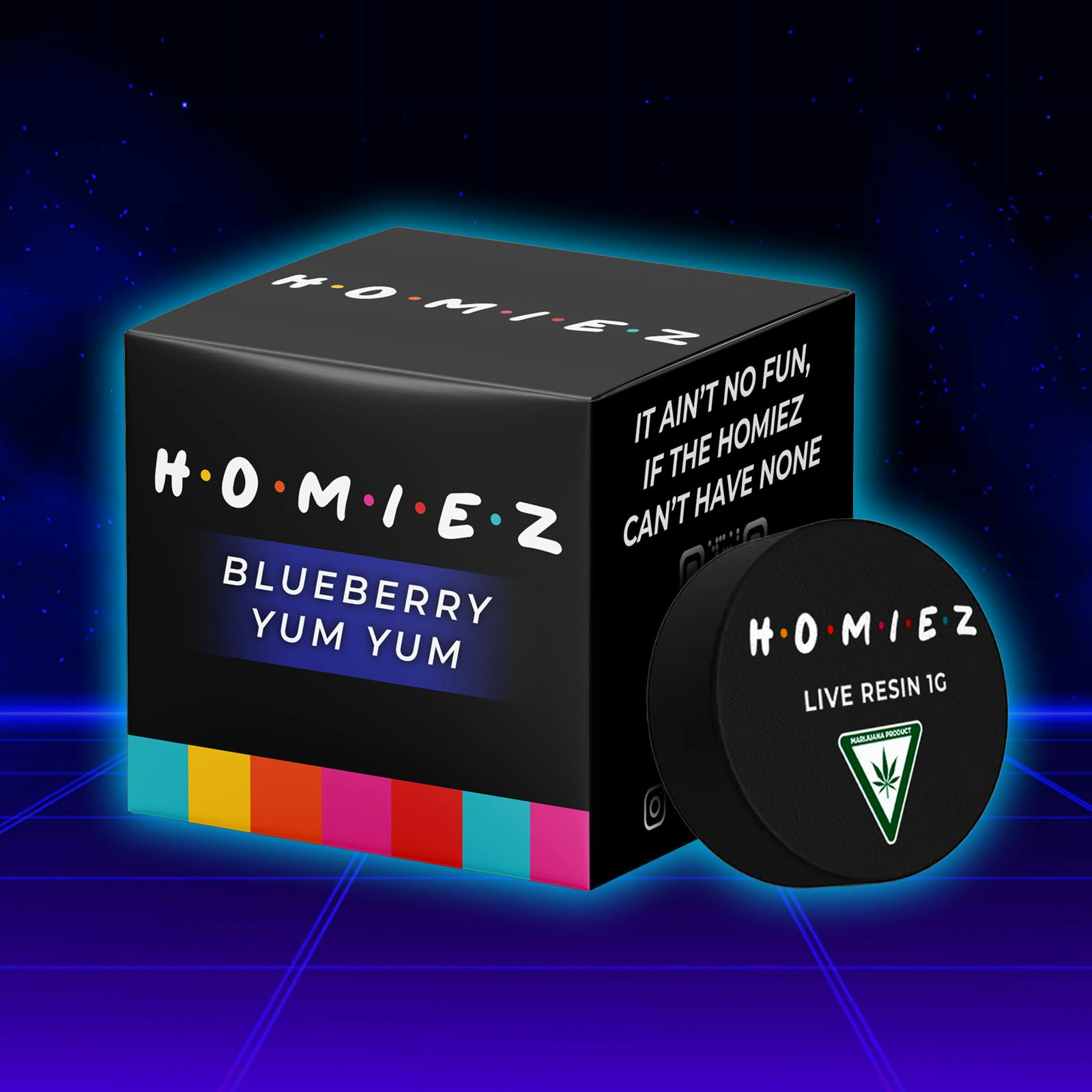 Homiez | Blueberry Yum Yum | 1G Live Resin