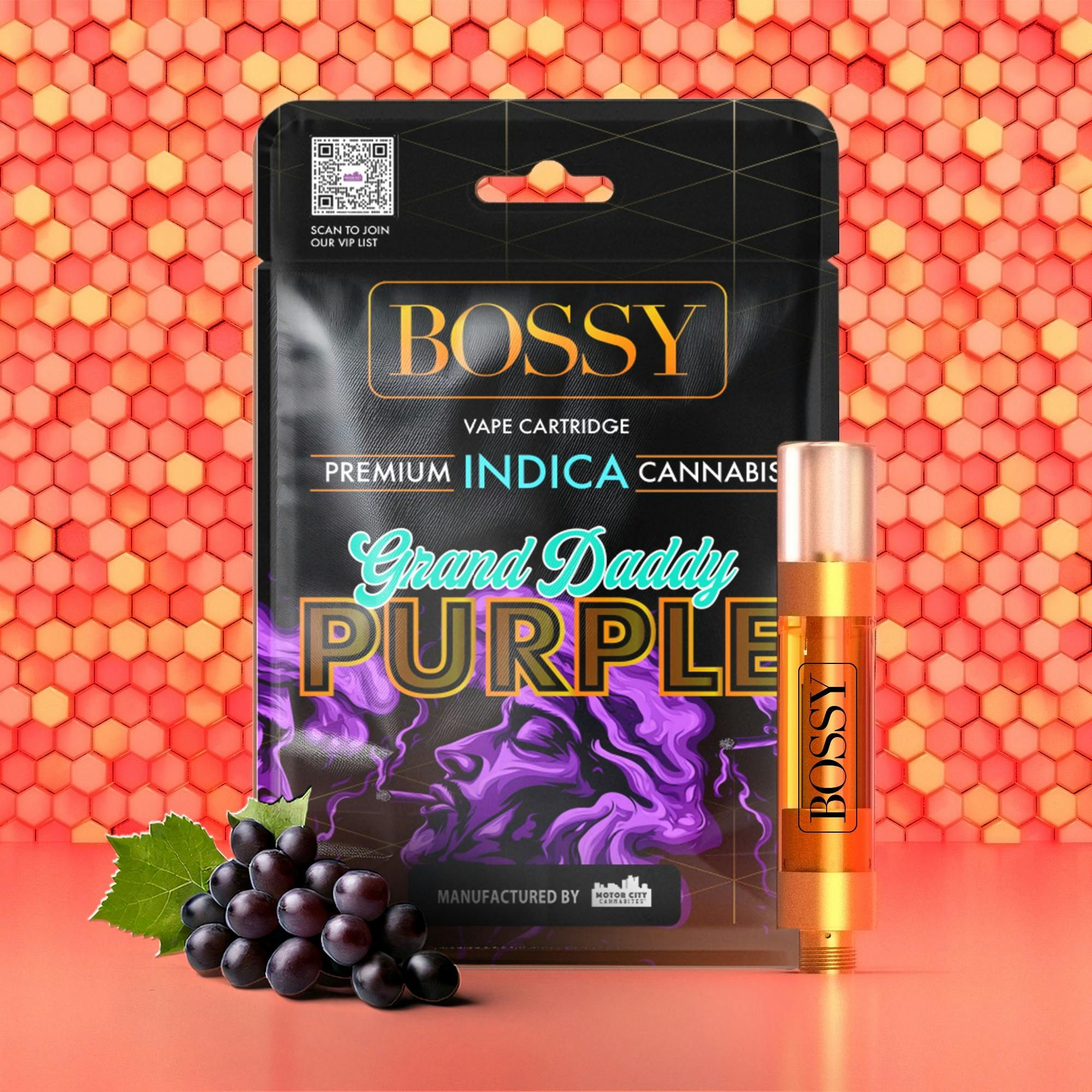 Bossy - 1g Cart - Grand Daddy Purple