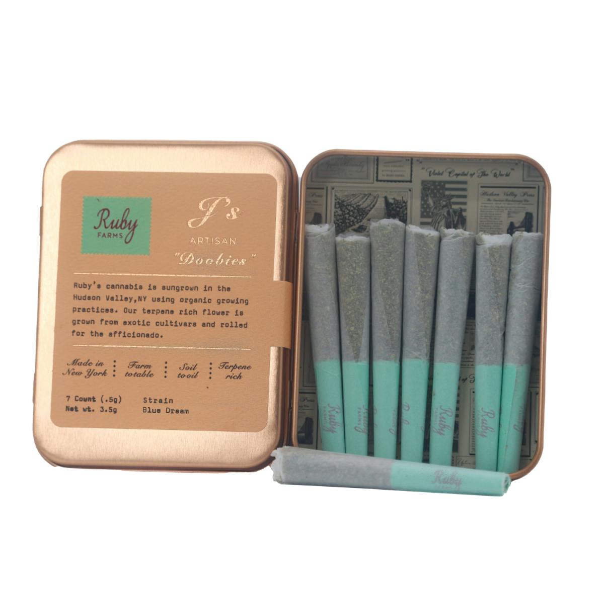 Ruby Farms | Pre-Rolls | Blue Dream | “DOOBIES” 3.5g 7pk 1/8oz Pre ...