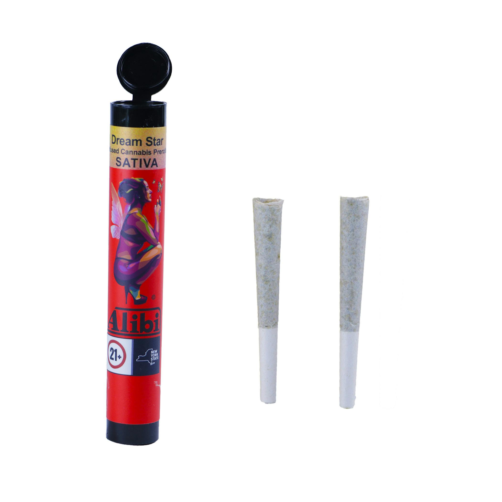 Alibi Dream Star 2pk 1g Infused Pre-Rolls