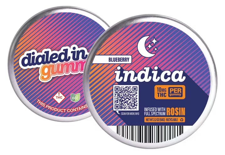 Photo of 100mg – Blueberry – Rosin Gummies (10pk)