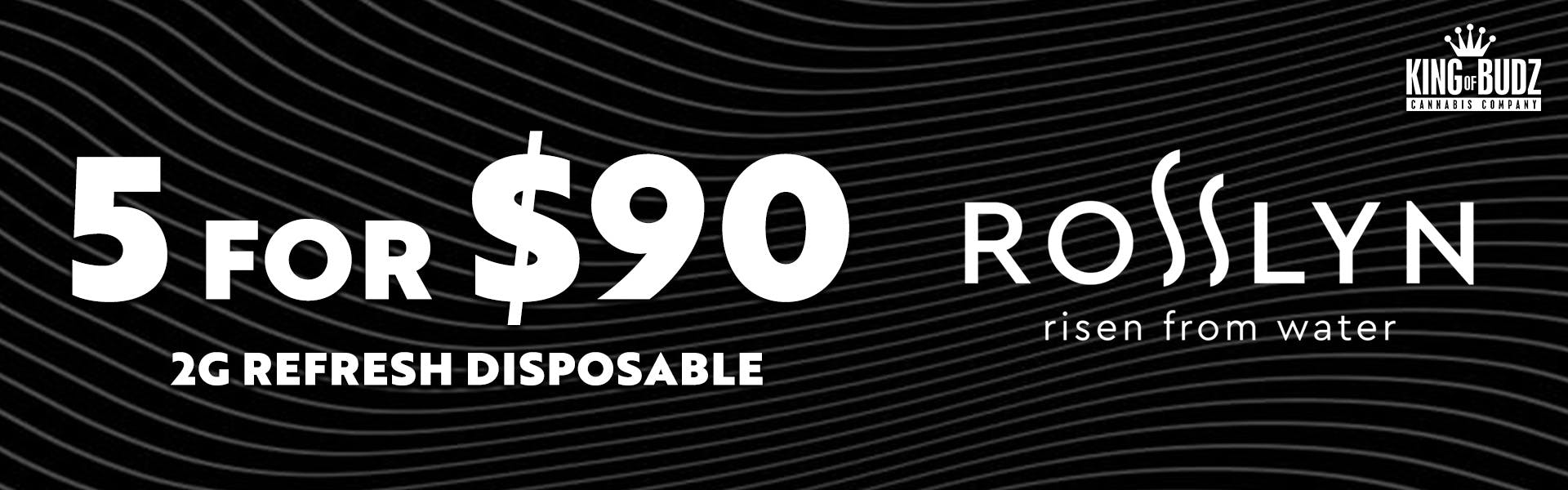 Rosslyn 2g Refresh Disposables 5/$90