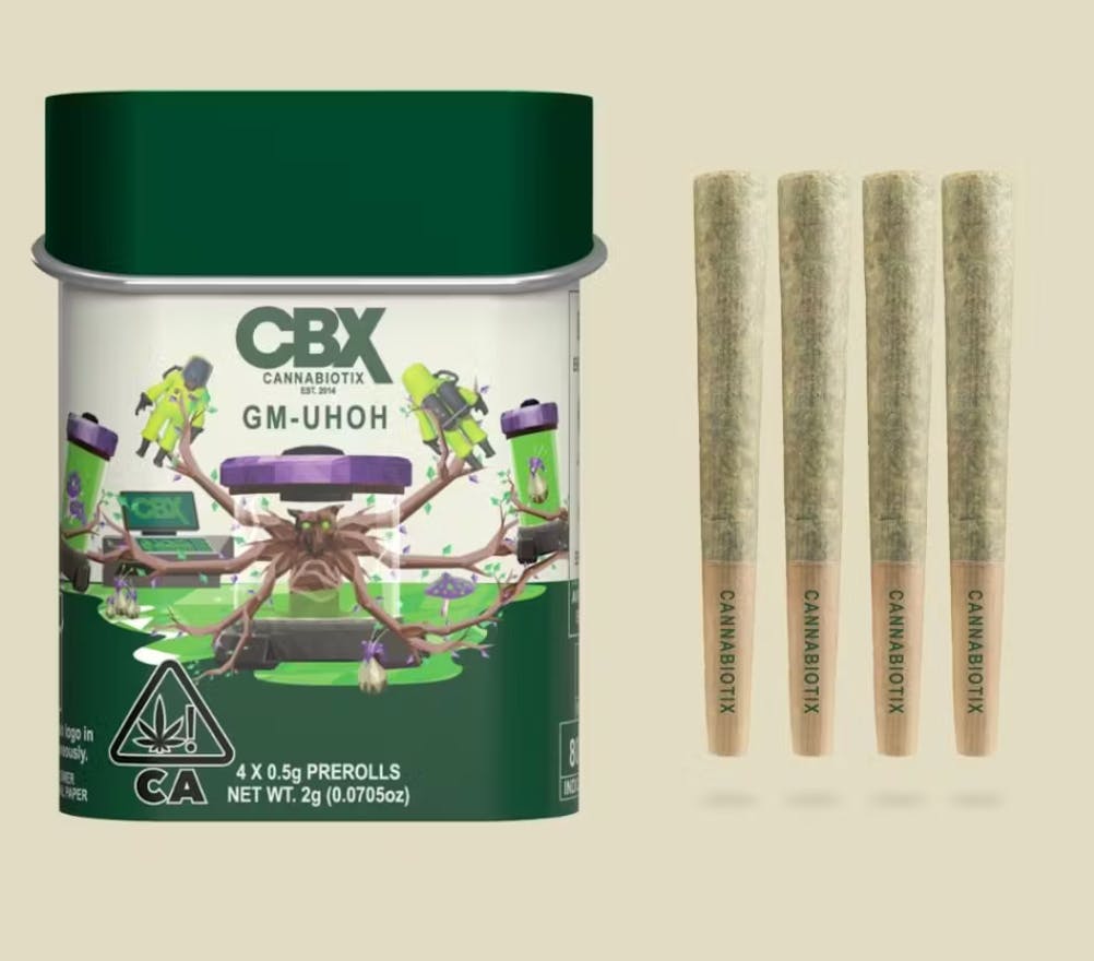 Cannabiotix GM-UHOH 4 Pack Preroll
