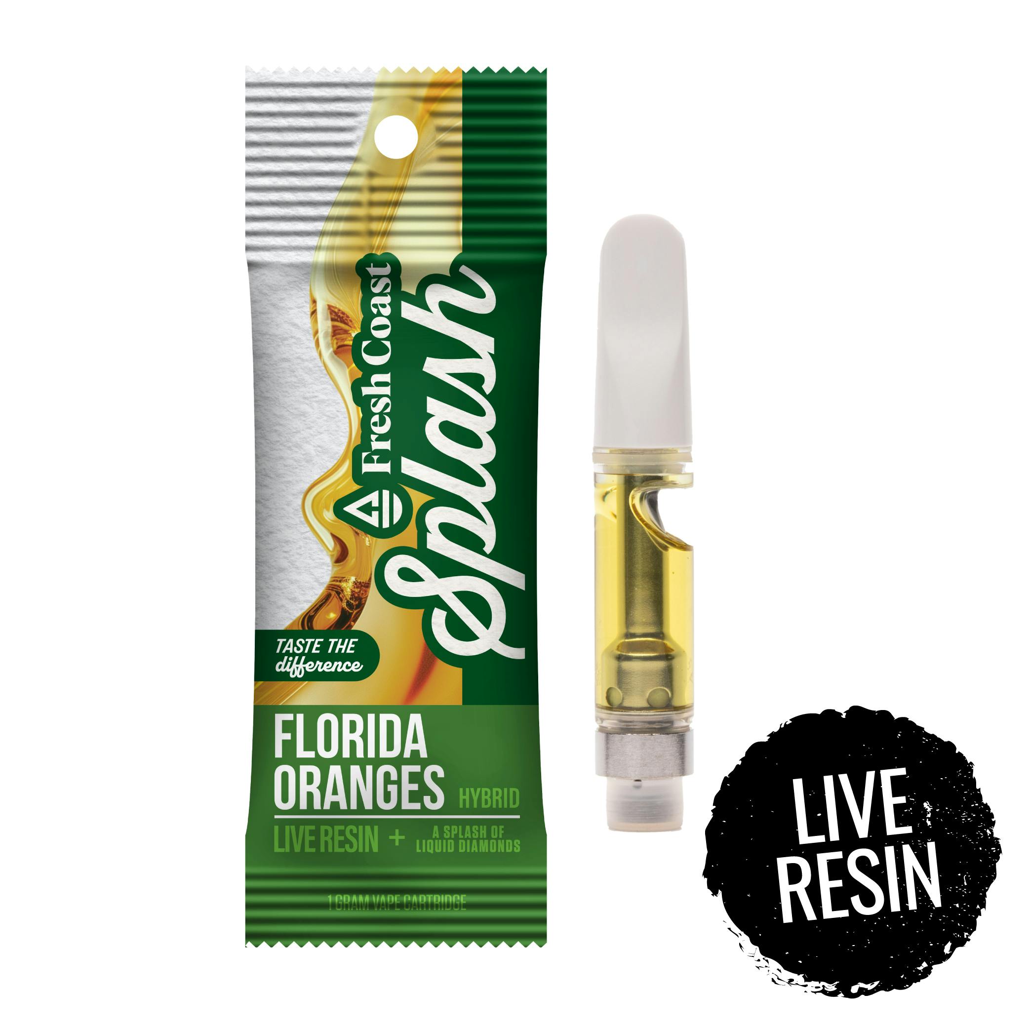 SPLASH | Live Resin Vape Cart - 1g - Florida Oranges