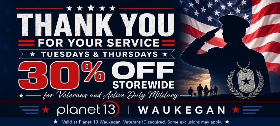 Thank you for your service 30% off storewide for vetereans and active duty military