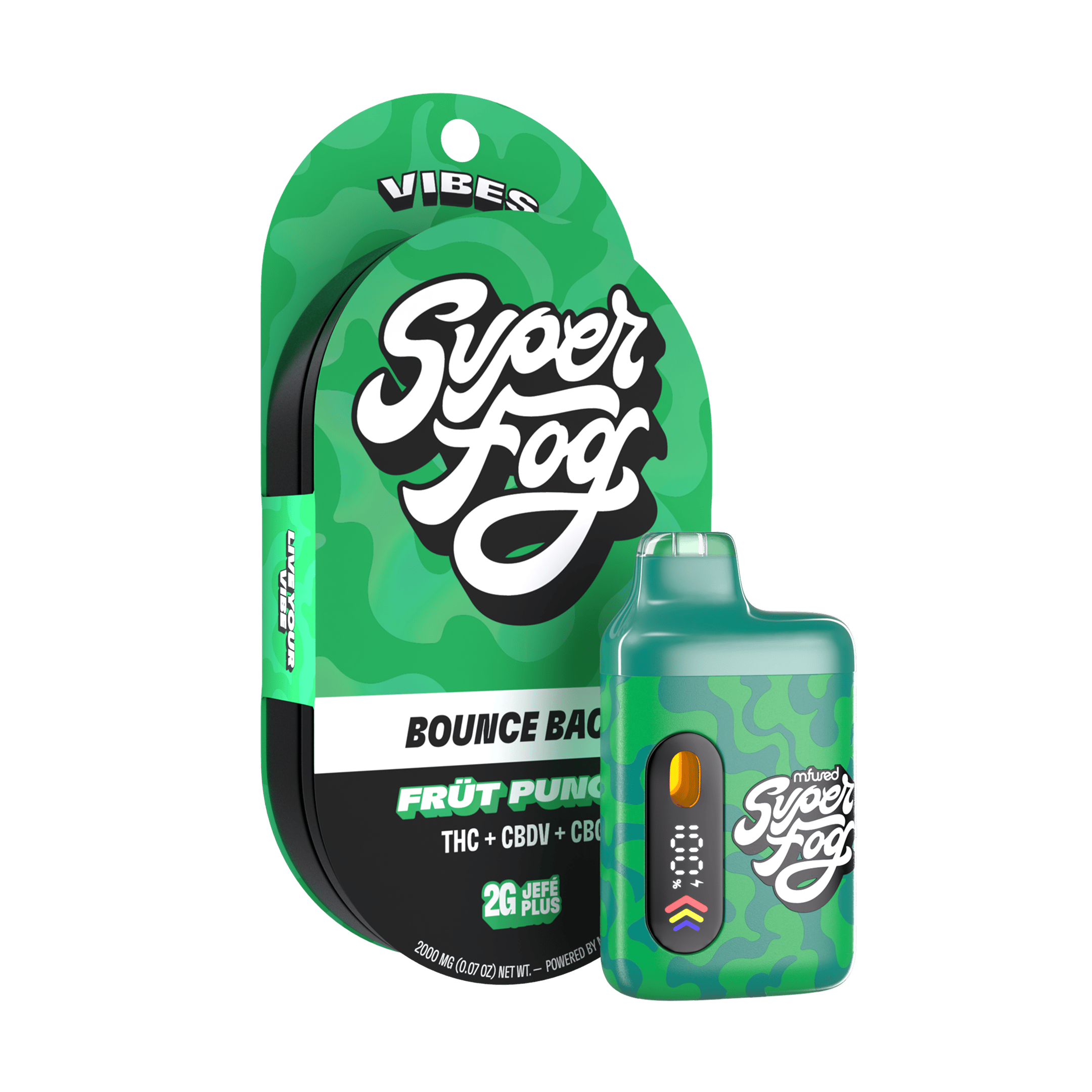 Mfused SuperFog Vibes 2g Disposable - Bounce Back CBDV