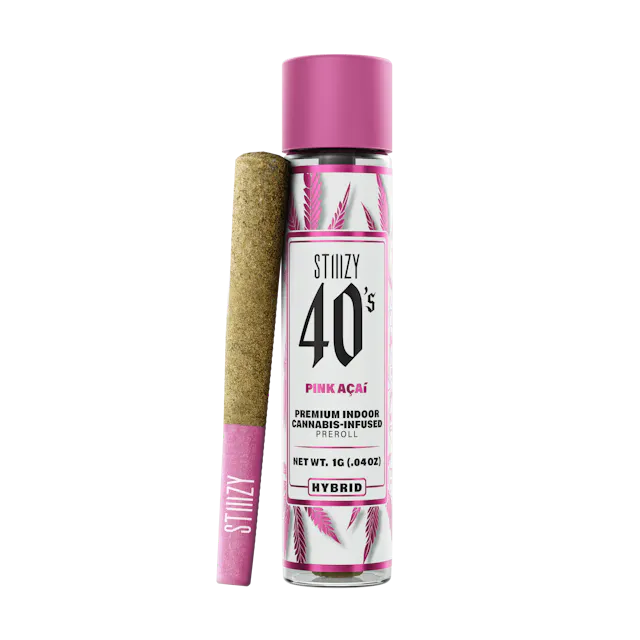 STIIIZY Pink Acai 40's Infused Pre-Roll | 1g