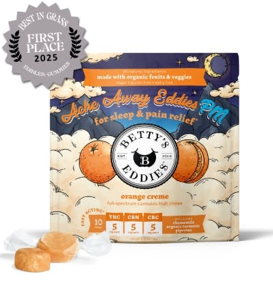 Product GGG Betty's Eddies Fruit Chews - Cranberry Orange 100mg (10pk)