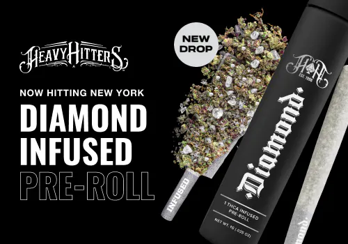 HEAVY HITTERS | SOUR TANGIE | DIAMOND INFUSED PRE-ROLL | 1G-1