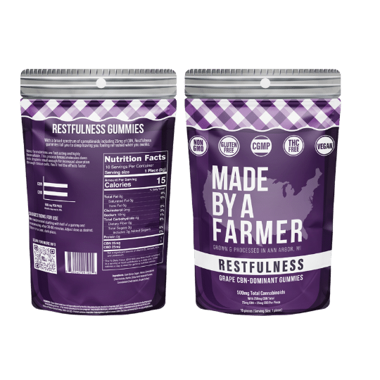 Made By A Farmer | Restfulness | Grape | 500mg CBN Gummies