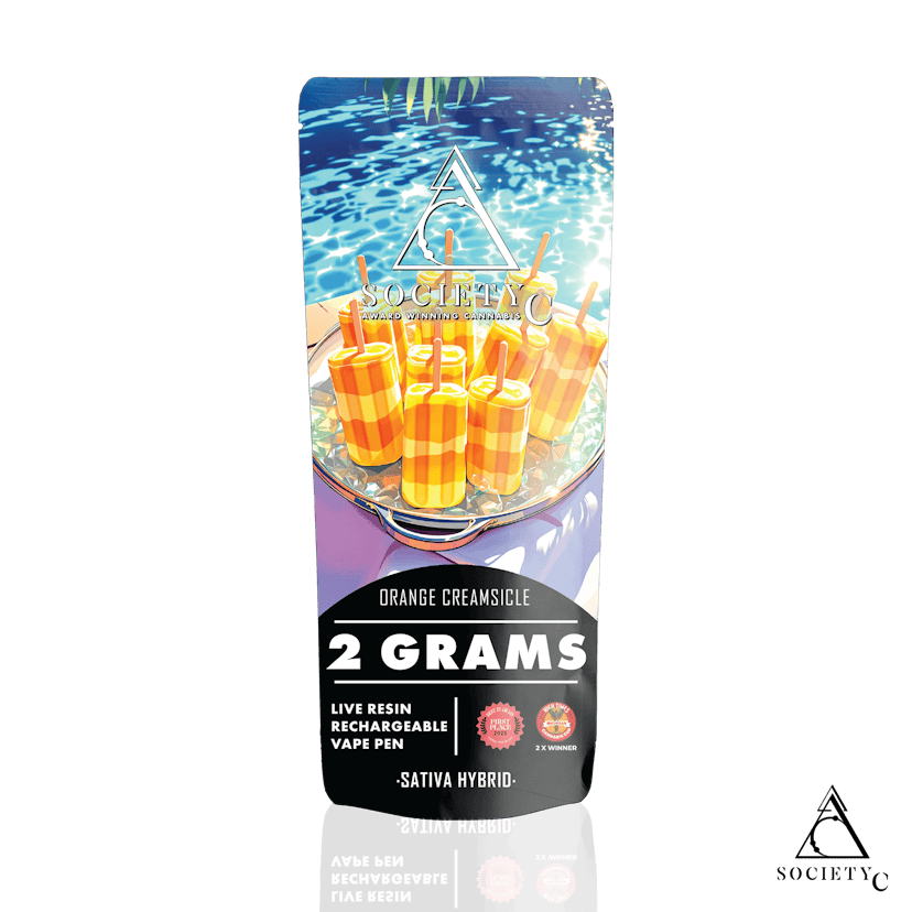 Society C 2g Live Resin Disposable Orange Creamsicle