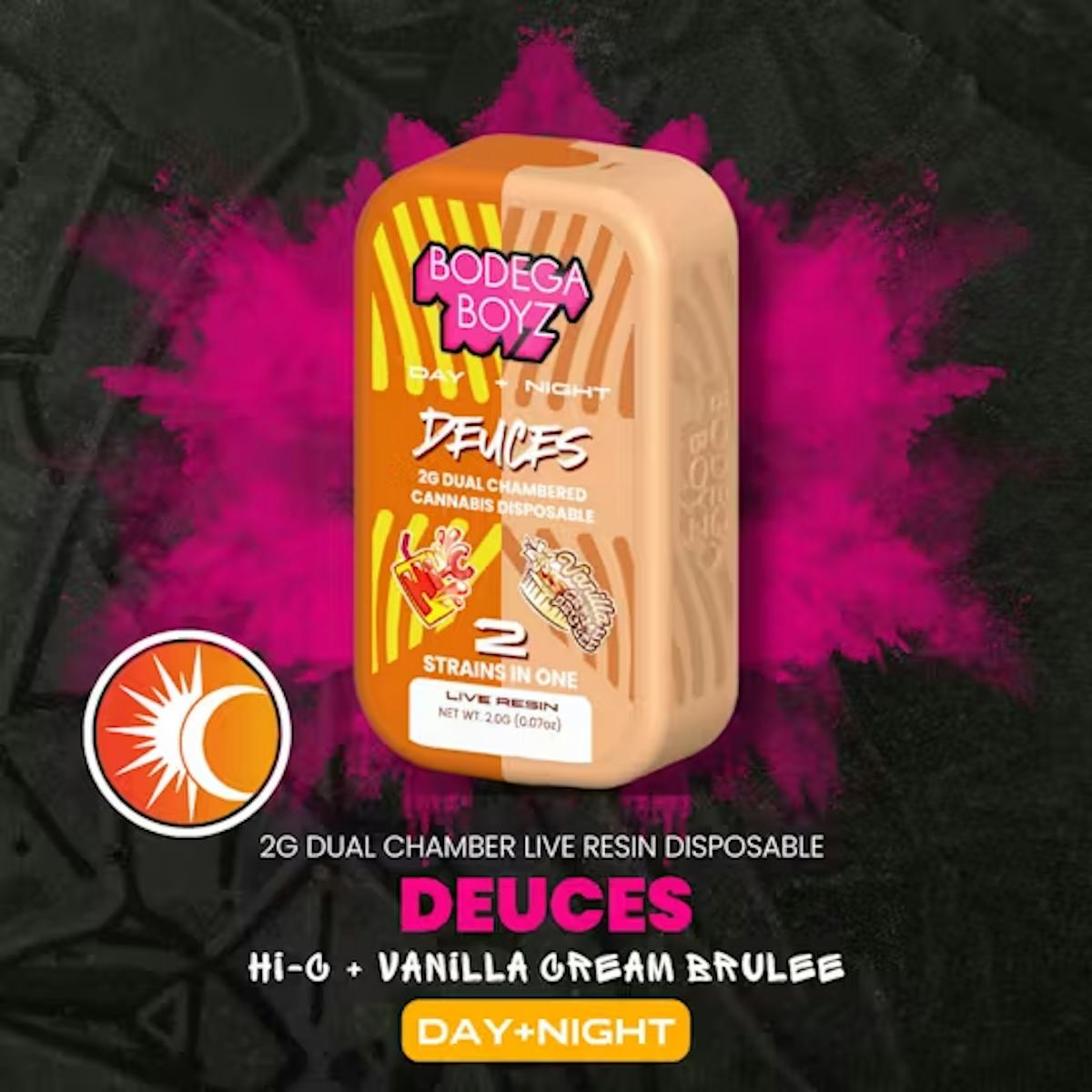 Image of Hi-C x Vanilla Crème Brûlée Dual Chamber Live Resin Vape