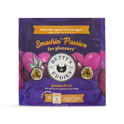 Smashin' Passion Passionfruit Aphrodisiac Fruit Chews [10pk] N/A