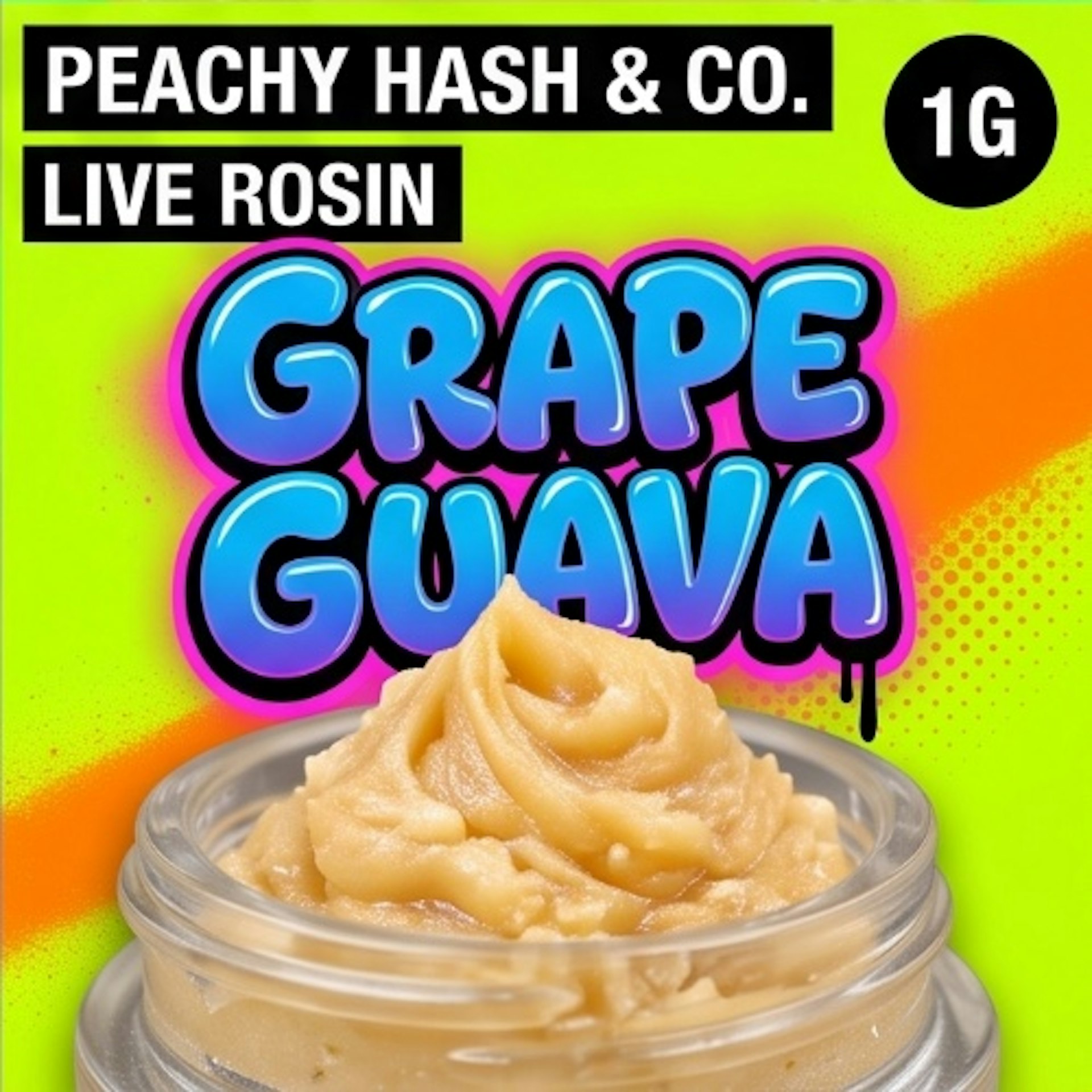 Peachy Hash & Co. - Grape Guava Live Rosin