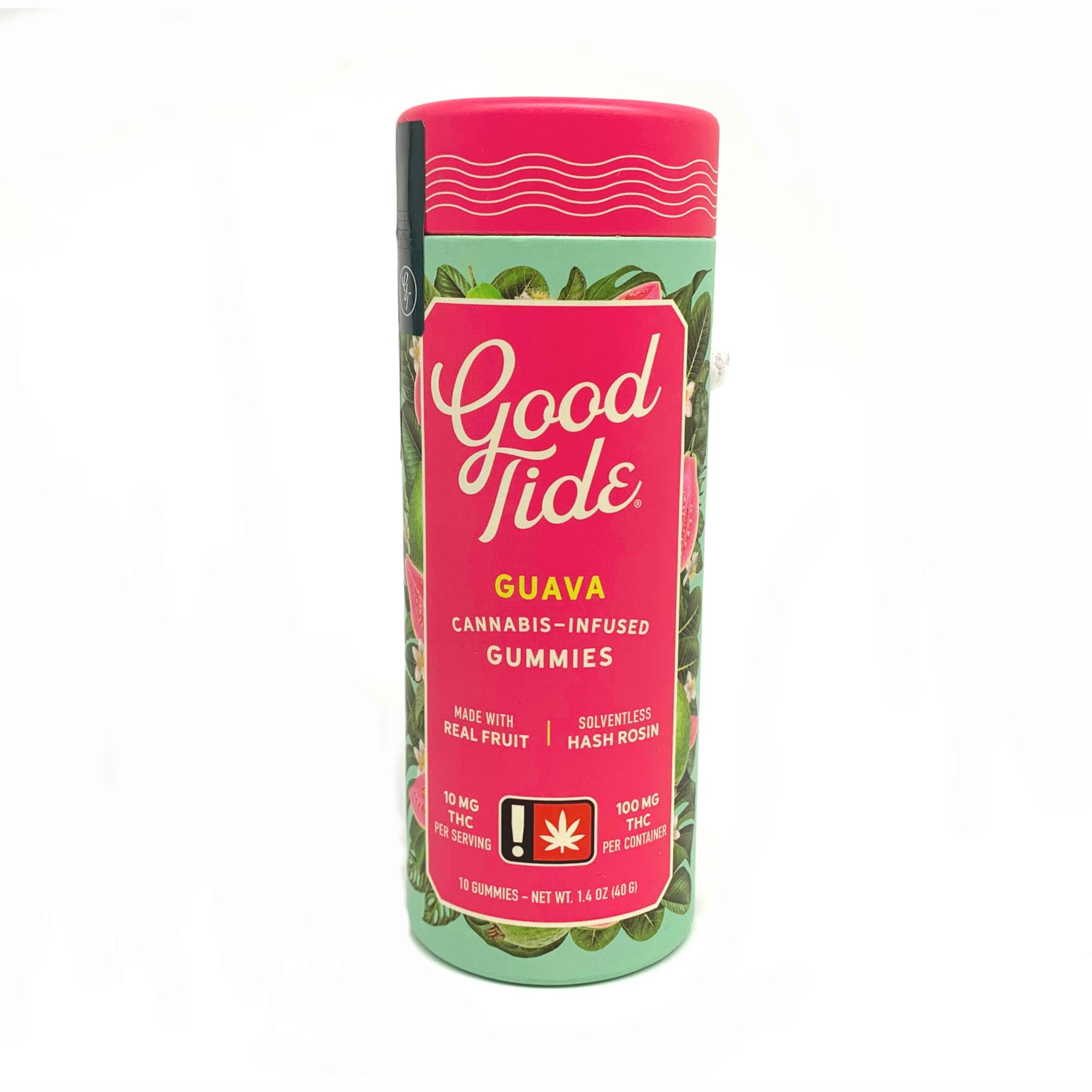 Good Tide | Guava Hybrid Hash Rosin Gummies