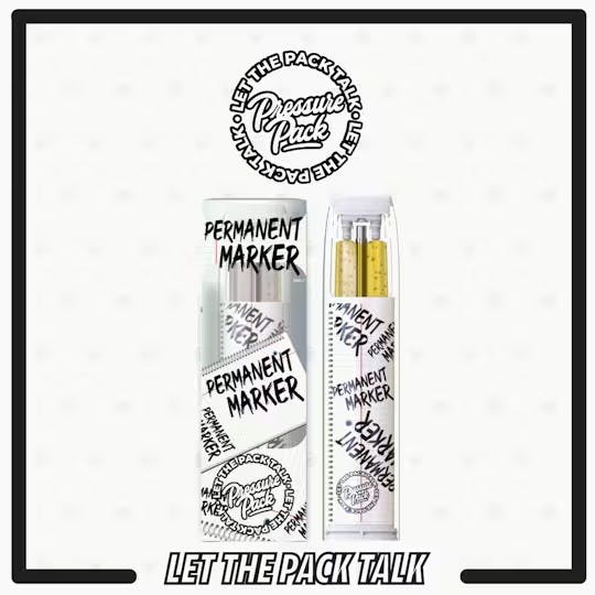 Pressure Pack PRESSURE PACK | PERMANENT MARKER | DISPOSABLE INDICA — VAPORIZERS