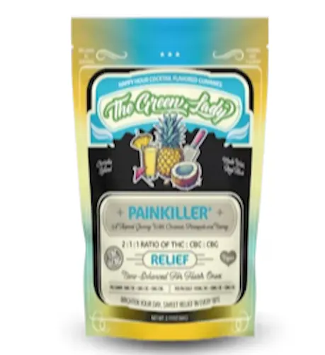The Green Lady | Painkiller | Edible | 10mg | 10 Per Pk-1