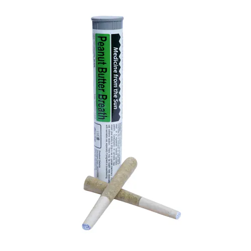 SunMed Peanut Butter Breath Pre-Rolls 0.5g x 2pk-2