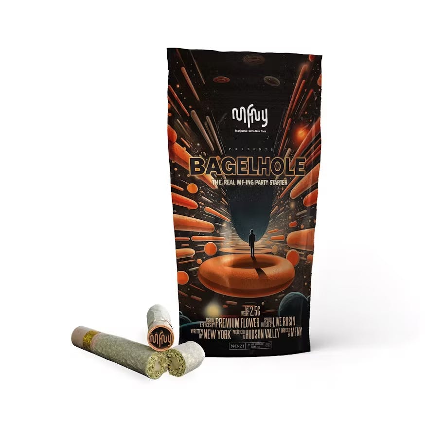 Photo of MFNY – PB & J x Strawpaya Live Rosin BagelHole PreRoll