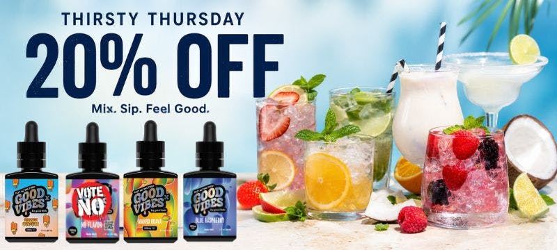 20% OFF Good Vibes Products