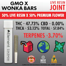 Element x Ragged Wizard - 1g Live Resin Joint - GMO x Wonka Bars