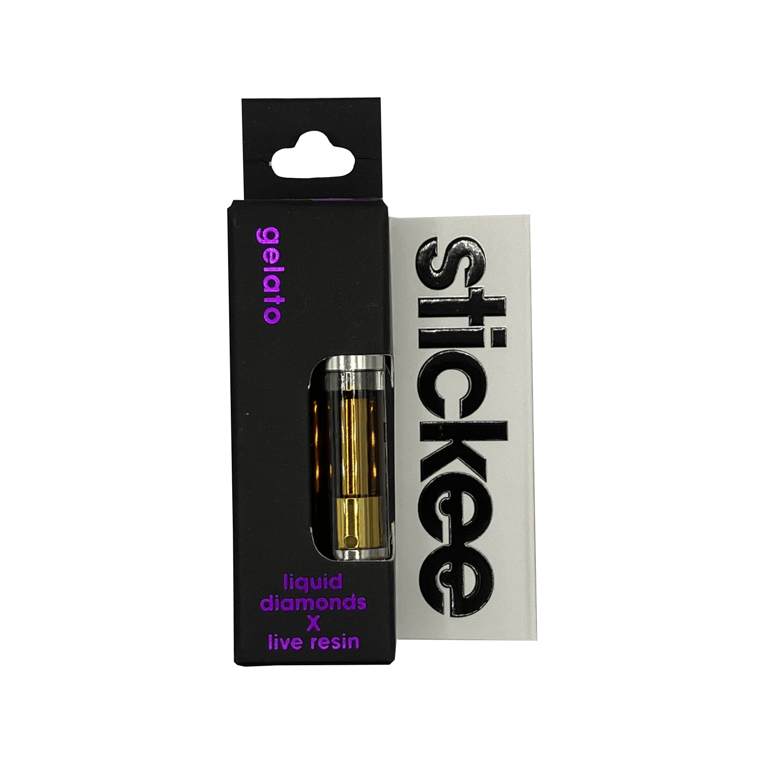 Product: Stickee | Live Resin x Liquid Diamond Vape Cart - 1g - Gelato