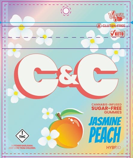 image of Jasmine Peach Sugar Free Gummies
