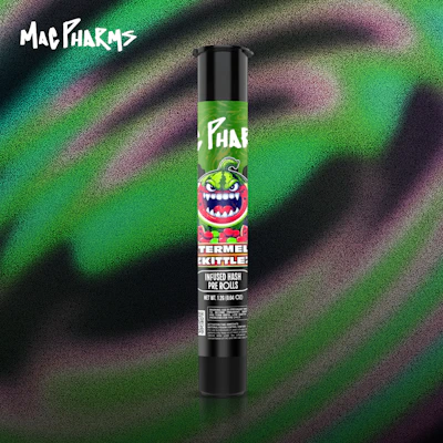 Mac Pharms - 1.2g Infused Preroll - Watermelon Zkittlez