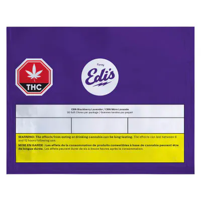 Foray - Edi's CBN Blackberry Lavender Soft Chews - 30x 10mg CBD