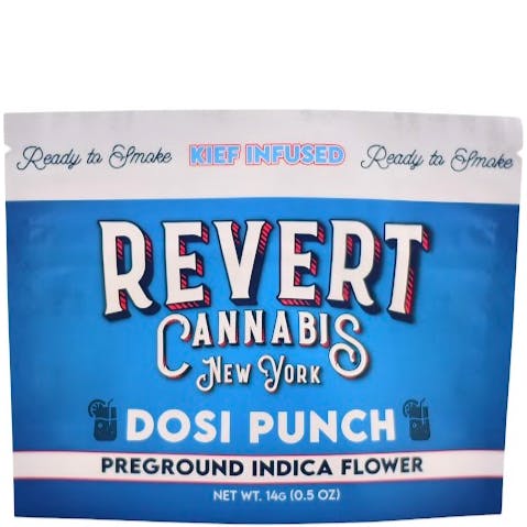 Revert Cannabis | Dosi Punch | 14g Kief Infused Ground Flower
