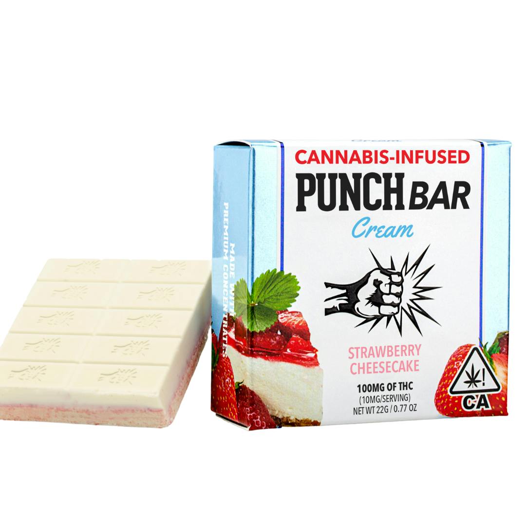STRAWBERRY CHEESECAKE WHITE CHOCOLATE SOLVENTLESS ROSIN BAR