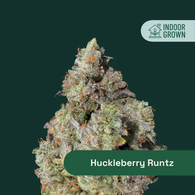 The Botanist Flower Huckleberry Runtz 3.5g (indica, whole flower)