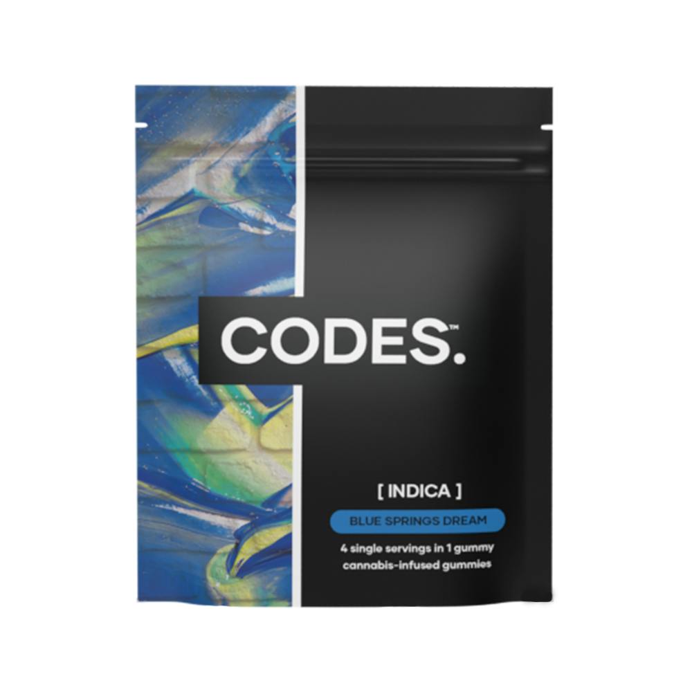 Codes: Gummies | Blue Springs Dream | 100mg | 5pk | CODES - Raymore