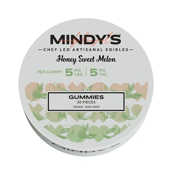 Honey Sweet Melon (1:1) 100mg Gummies - Mindy's