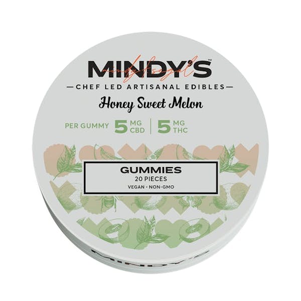 Honey Sweet Melon (1:1) 100mg Gummies - Mindy's