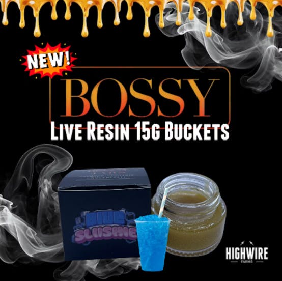 Bossy | Blue Slushie | 15g Live Resin
