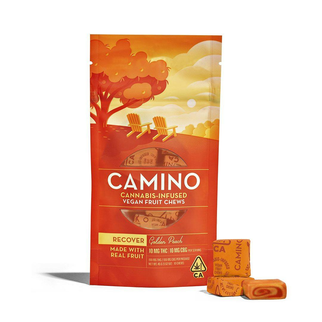 Product: CAMINO CHEWS | GOLDEN PEACH - RECOVER | 10:10 | 200MG