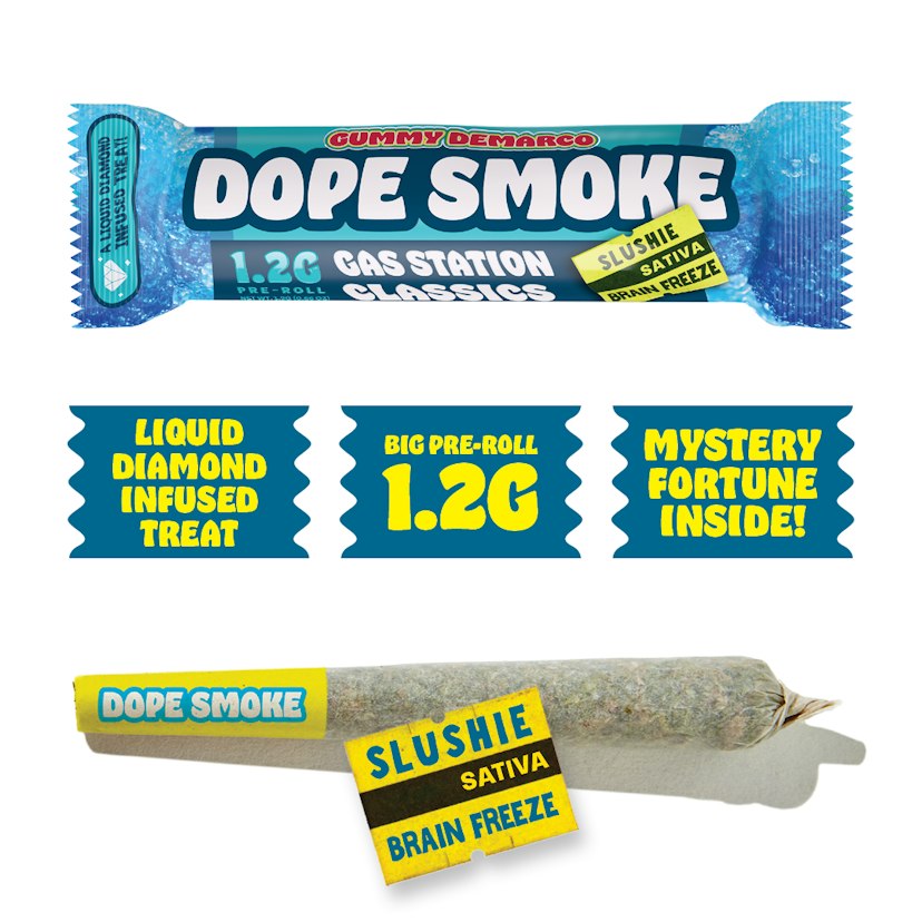 DOPE SMOKE | Slushie | Liquid Diamond Infused Joint | 1.2G